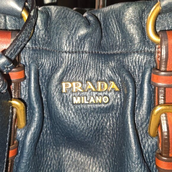 Prada Milano Cervo Antik Tote Crossbody/Shoulder Bag - Picture 2 of 13